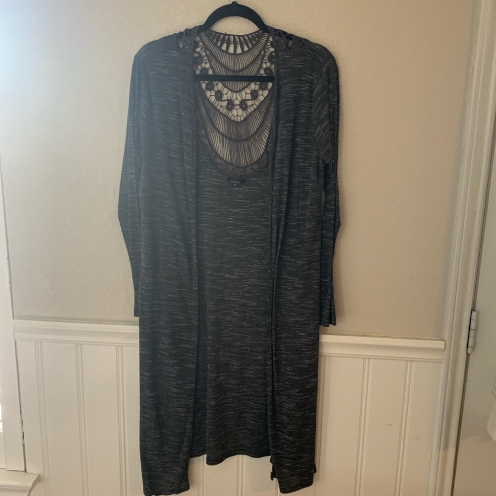 Ambiance light Weight sweater cover , macrame back